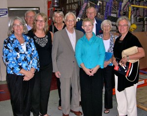 Front row: Lisa A. Mets, Monika Orumaa Craig, Väino Aare, Anu Tali, Leena Aare, Kersti Linask. Back row: Erkki Taada, Ingrid Shipotofsky, Tiit Treude. Sarasota, November 10, 2013.